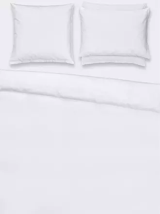CHRISTIAN FISCHBACHER | Satin-Kissenbezug 70x90cm Weiss | 